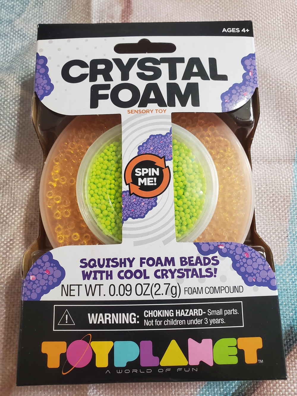 NIB Toy Planet Crystal Foam Sensory Toy